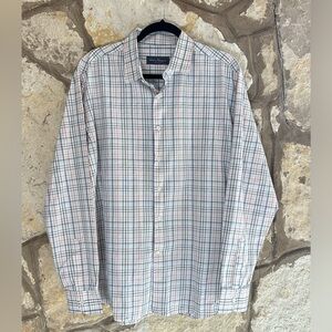 Mens Salvatore Ferragamo Derby Fit Dress Shirt XXL